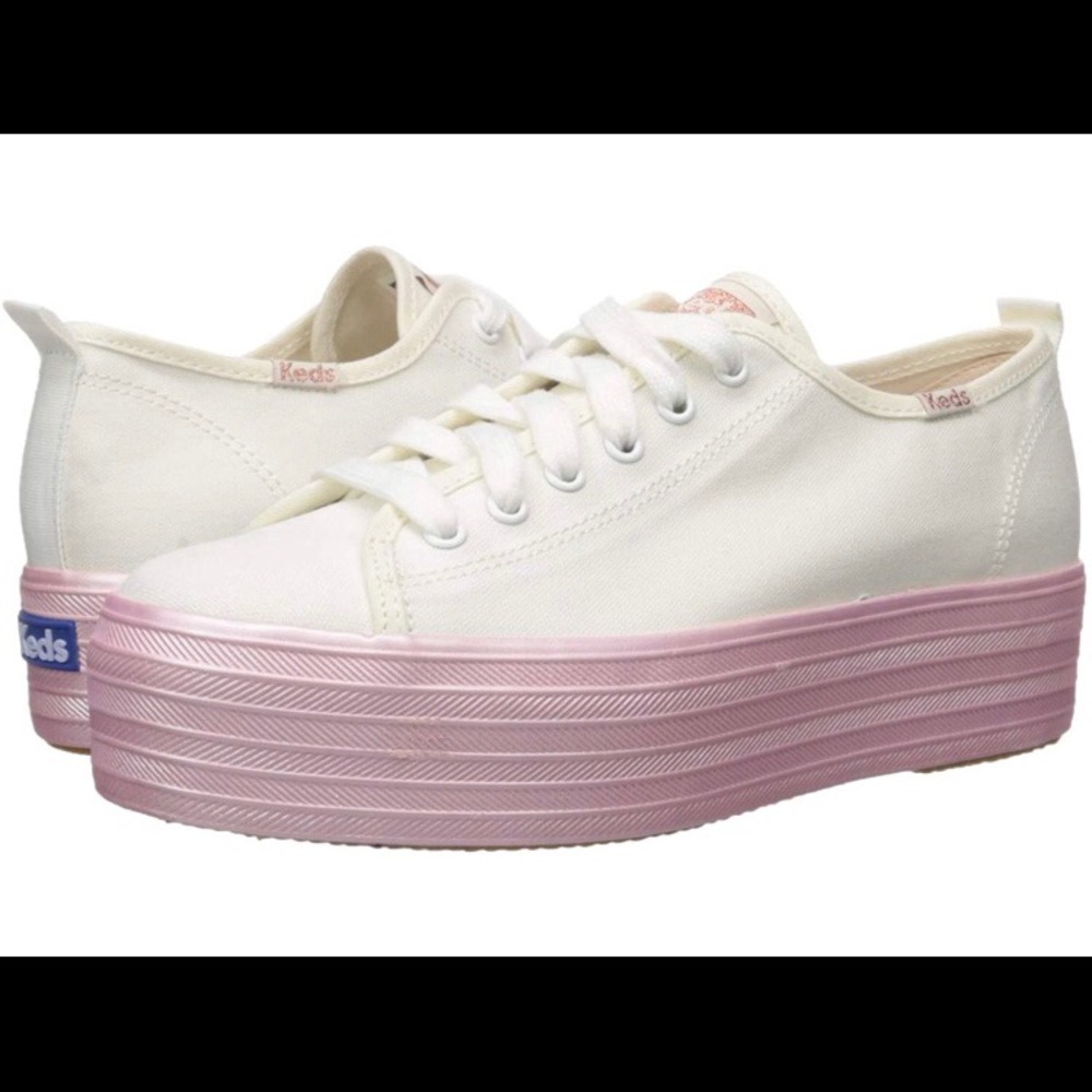 Keds triple Up  Shimmer sneakers.